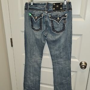 Miss Me Distressed BootCut Jeans (28)